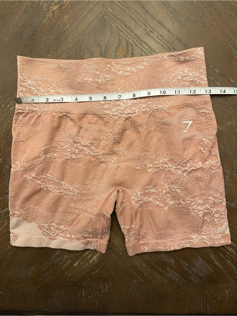 Gymshark Seamless High-Rise Coral Bike Shorts